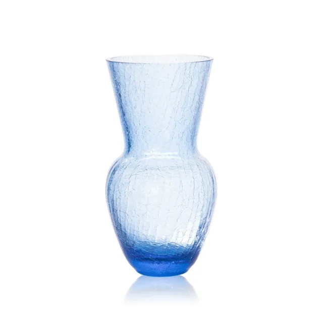 Modrá váza Felicity Cornflower Blue na bílém pozadí